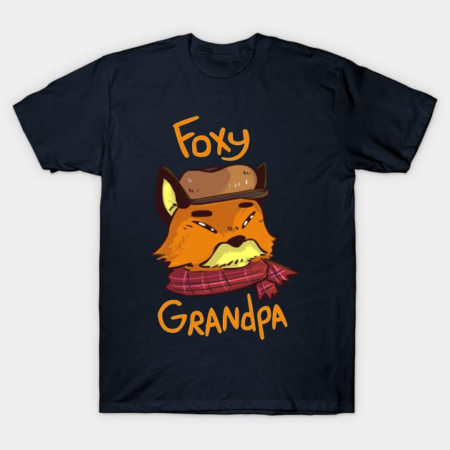 Foxy Grandpa T-Shirt by sky665